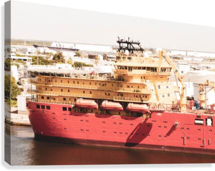 Ship Edda Canvas Print