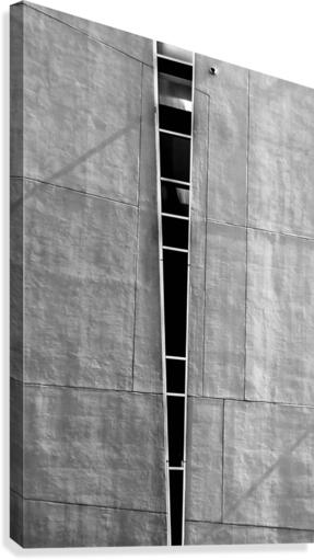 Split Wall with Lines Canvas Print