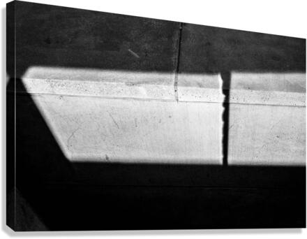 Shadow Cement Illusion Canvas Print