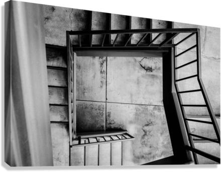 Shadow Staircase Canvas Print