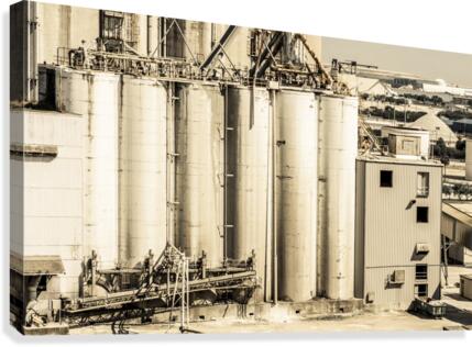 Shipyard Factory Canvas Print