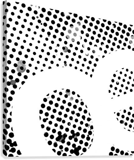Halftone Abstract 1 Canvas Print
