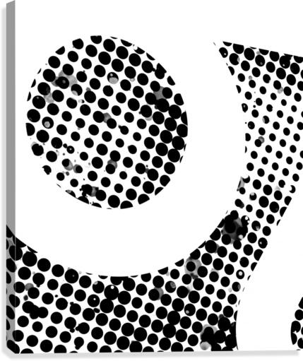 Halftone Abstract 2 Canvas Print