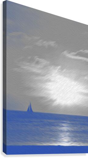 Night Sailing Canvas Print