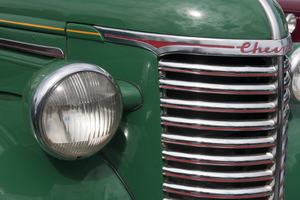 Old Chevrolet truck front light
