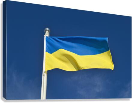 flag of Ukraine Canvas Print