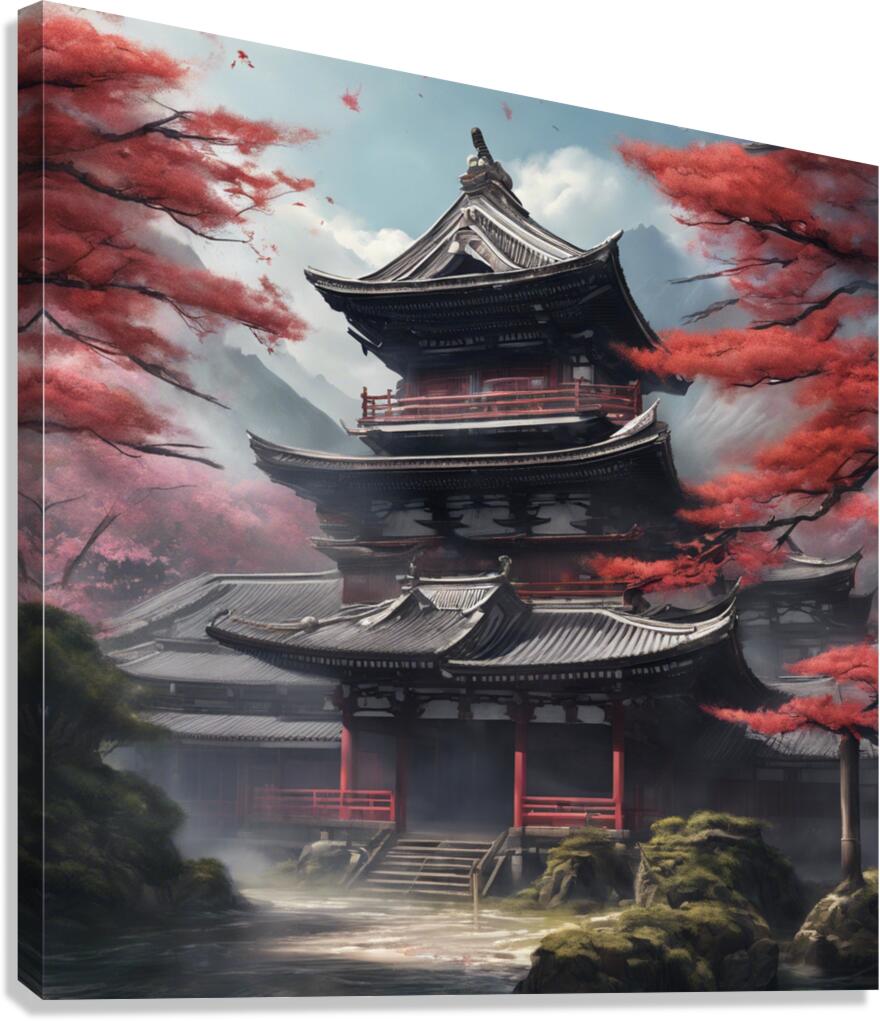   beautiful japaneese Kanji art Canvas Print