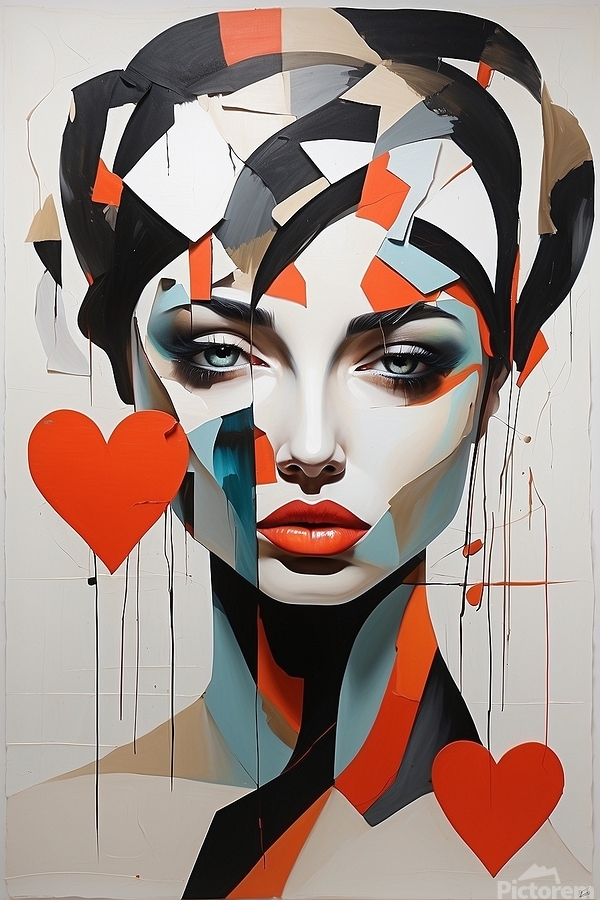 絵画 abstract painting Abstract Art Original Whimsical Modern Landscape Painting