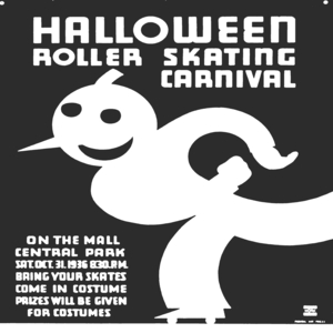 Roller skater Halloween