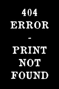 404 error   print not found
