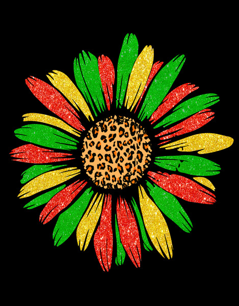 Ethiopian flag sunflower by Conte Monfrey