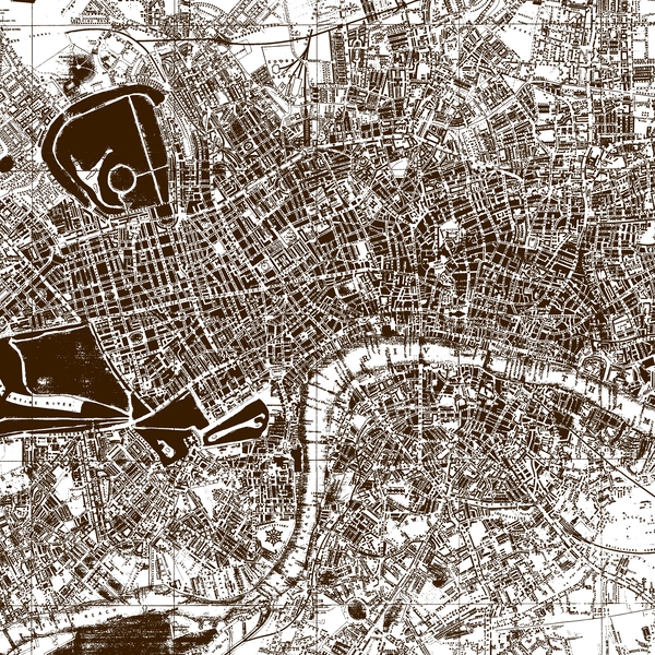 Old town map  Print