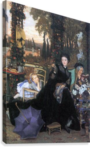 A widow Canvas Print