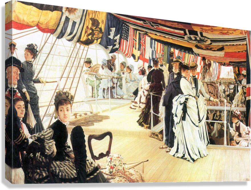 Ball on board Canvas Print
