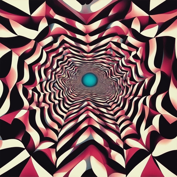 Psychedelic Tunnel Print