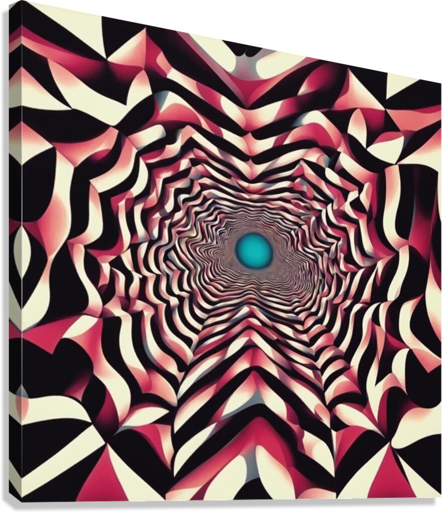 Psychedelic Tunnel Canvas Print