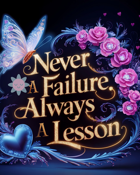 Never A Failure Always A Lesson by Gigi