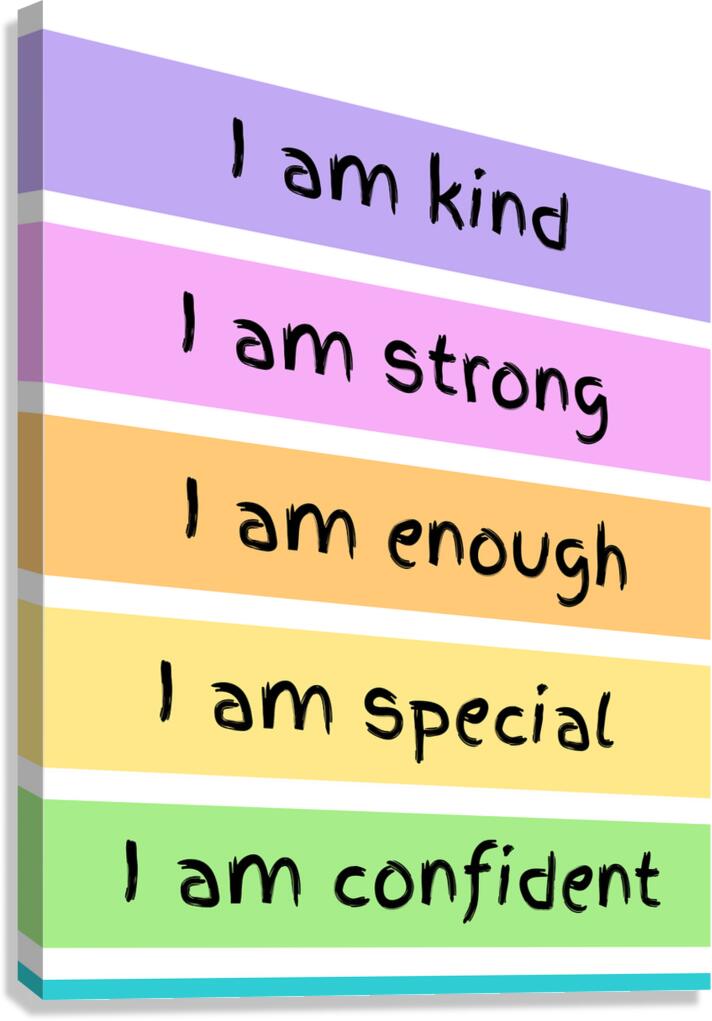 I am Canvas Print