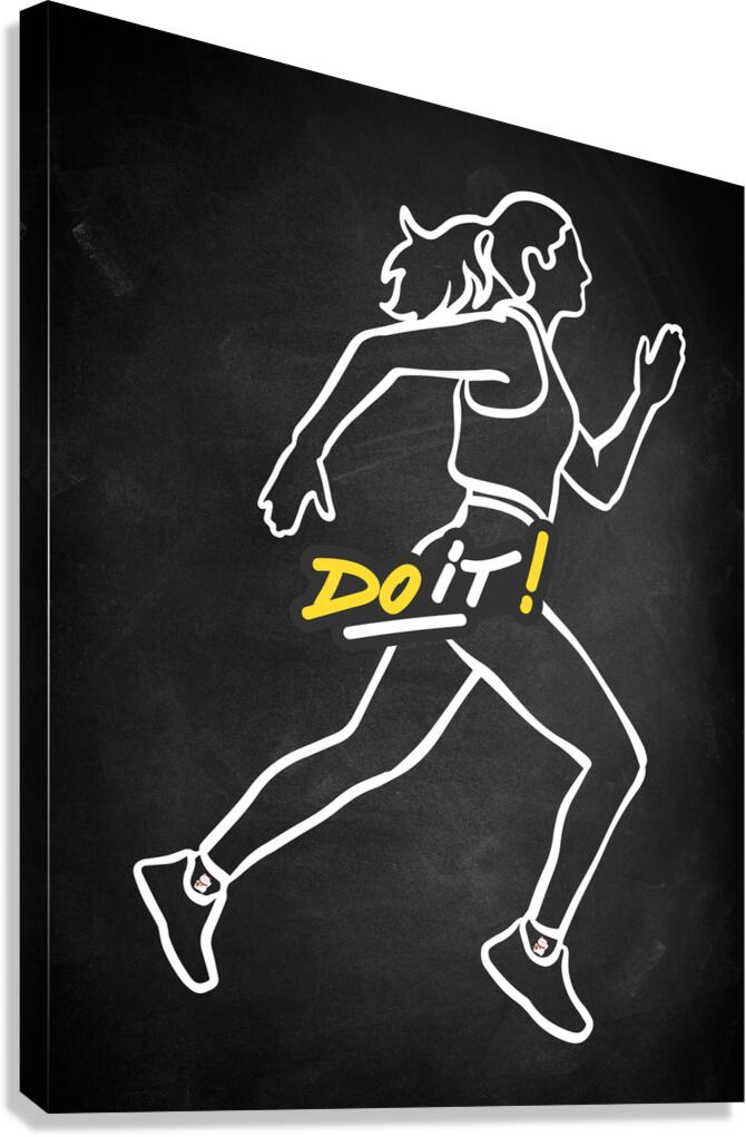 do it run Canvas Print