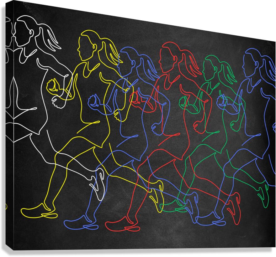 RUNNERS Canvas Print