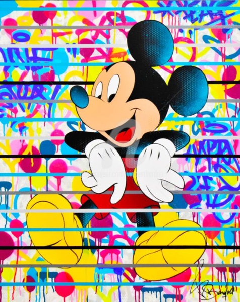 MICKEY HAPPY Print