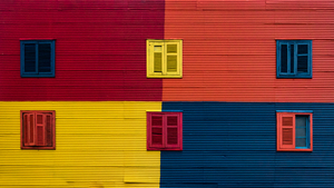 Windows at La Boca