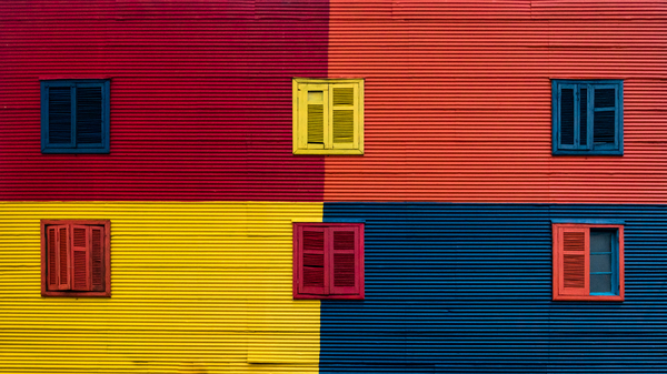 Windows at La Boca by Francisco Rizzuti