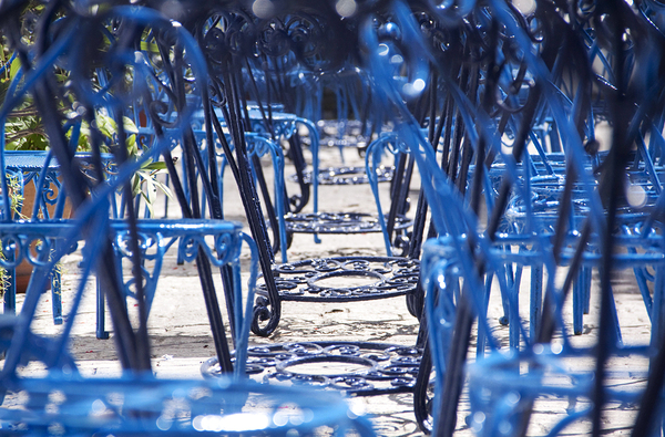 Blue Chair by Jessetookaphoto