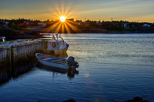 Sunset At Port Union