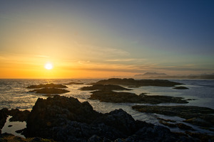  Coastal Waters at Sunset