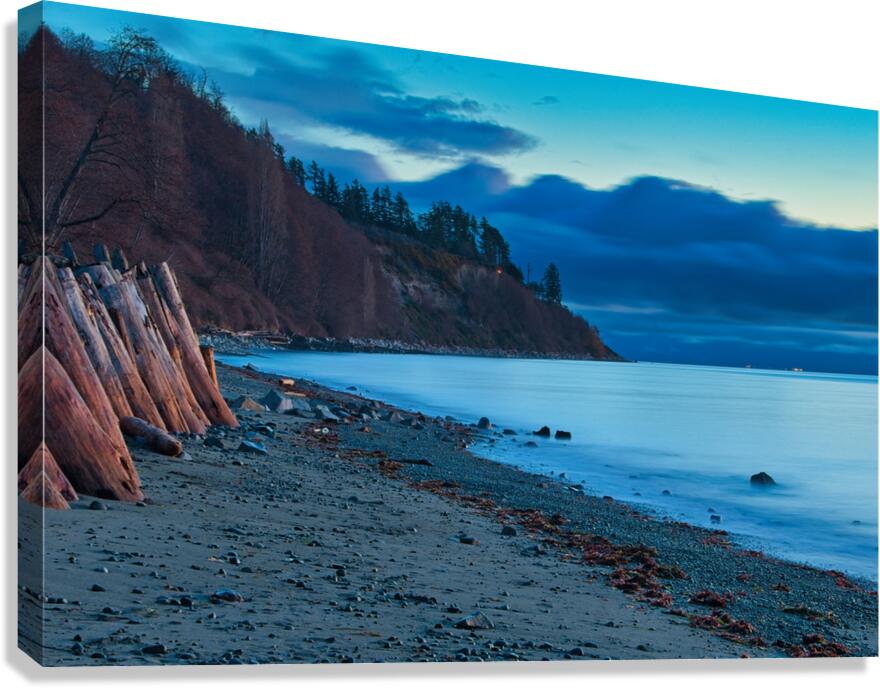 Goose Spit Sunrise 1 Canvas Print