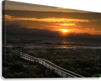 A St. Augustine Beach Sunrise Canvas Print