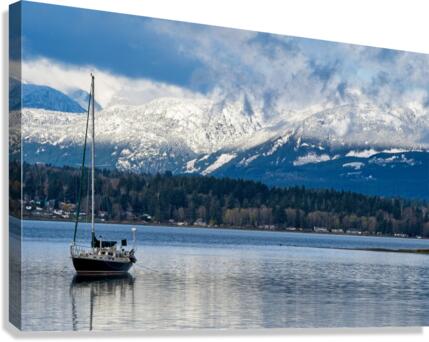 Morning Wait Canvas Print