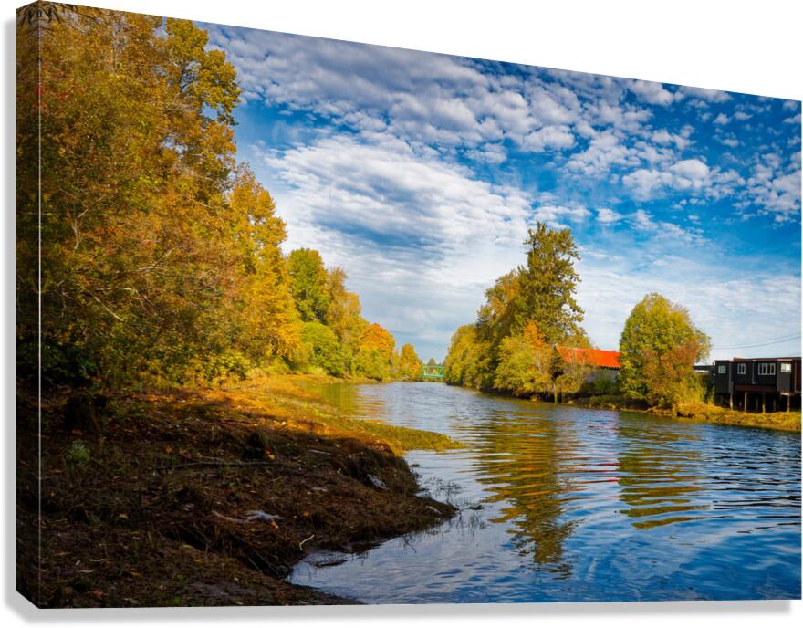The Bridge Upstream Canvas Print