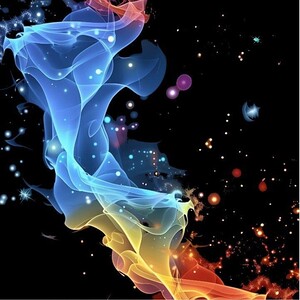 Cosmic Aurora: Dance of Colors in Space