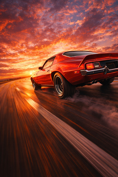  Retro Minimal Sport Car by khalid