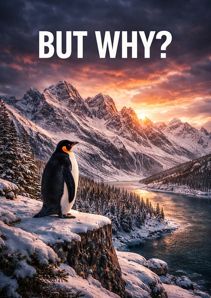 But Why Nihilist Penguin meme by khalid