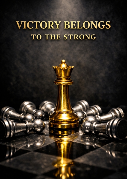 Golden Queen Chess Piece Victory by khalid