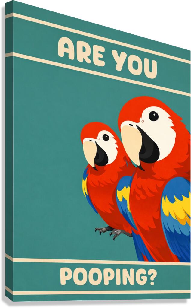 Parrot Protocol Canvas Print