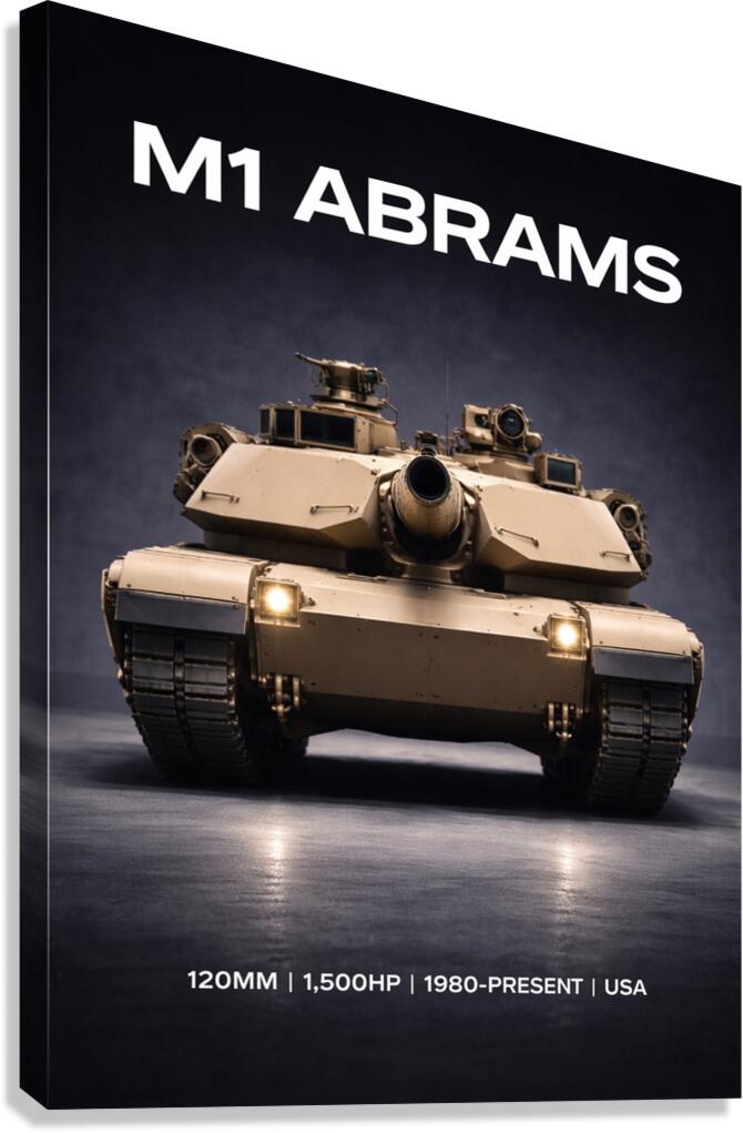 M1 Abrams Canvas Print