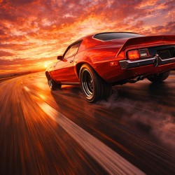  Retro Minimal Sport Car