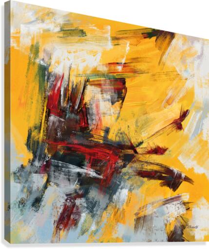 Yellow States Canvas Print