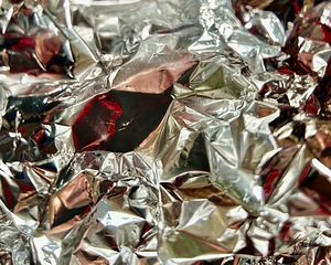 Metallique tache rouge 