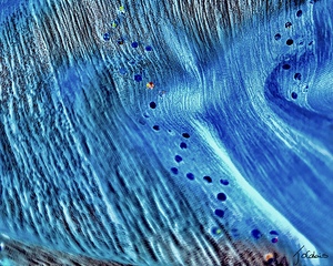 Strass bleu 