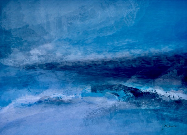 Bleu bleu  Print