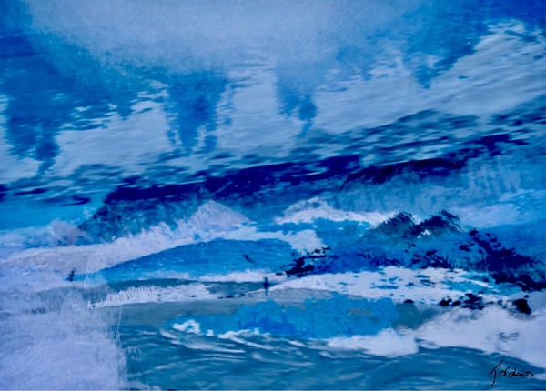Mer agitee  Print
