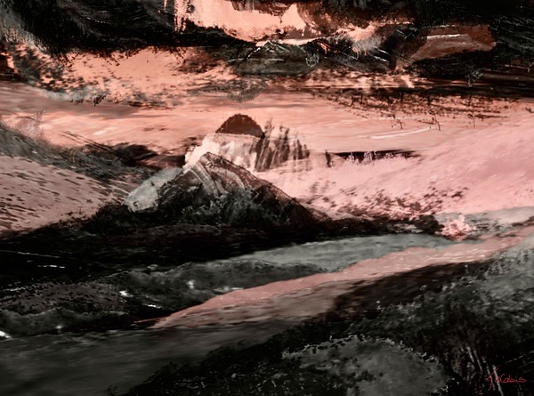 Sous le clair de lune  Print