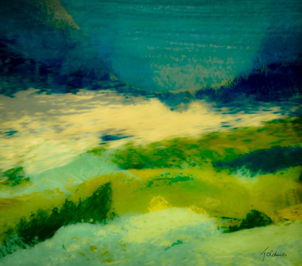 Vert et bleu  Print