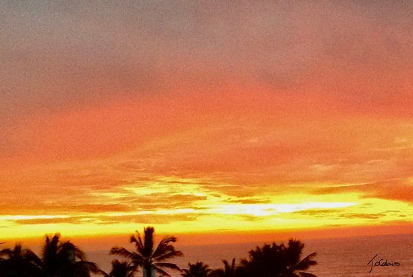 Coucher de soleil  Print