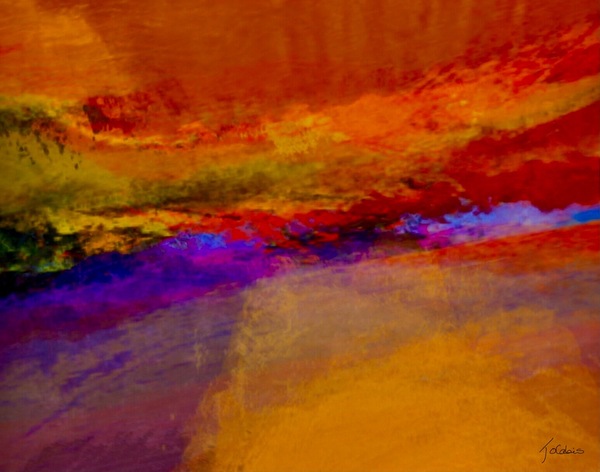 Ciel rouge  Print